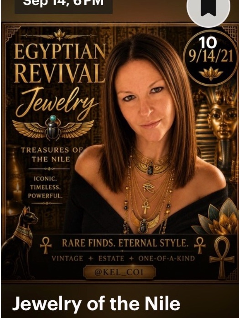 Egyptian Revival Jewelry of the Nile 9/14